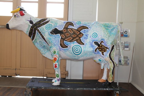 Daisy The Decorated Dairy Cow - Holiday Jervis Bay 1