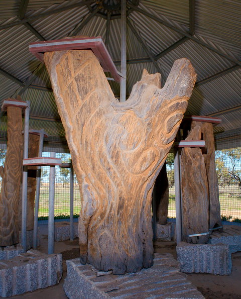 Collymongle Carved Trees - Holiday Jervis Bay 0