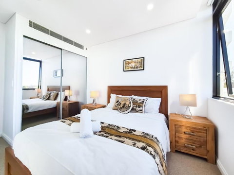 Relaxing 1BR W Pools & SPA, Gym In Olympic Park - Holiday Jervis Bay 0