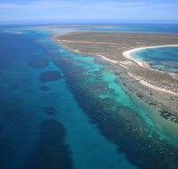 Pink Lake  Abrolhos Islands Scenic Flight - Holiday Jervis Bay